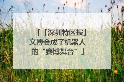 「深圳特区报」文博会成了机器人的“赛博舞台”