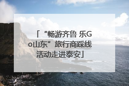 “畅游齐鲁 乐Go山东”旅行商踩线活动走进泰安