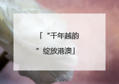 “千年越韵”绽放港澳