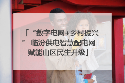 “数字电网+乡村振兴” 临汾供电智慧配电网赋能山区民生升级