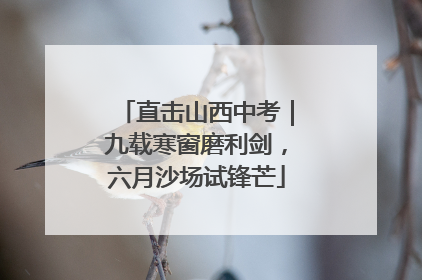 直击山西中考｜九载寒窗磨利剑，六月沙场试锋芒
