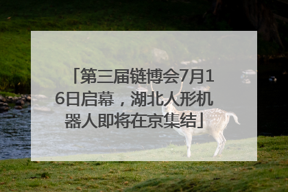 第三届链博会7月16日启幕，湖北人形机器人即将在京集结
