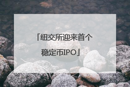 纽交所迎来首个稳定币IPO