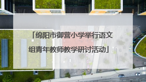 绵阳市御营小学举行语文组青年教师教学研讨活动