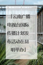 云南广播电视台国际传播计划发布活动在昆明举办