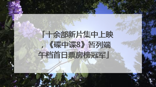 十余部新片集中上映，《碟中谍8》暂列端午档首日票房榜冠军