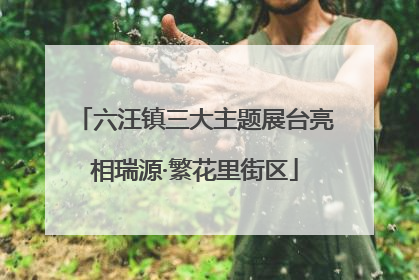 六汪镇三大主题展台亮相瑞源·繁花里街区