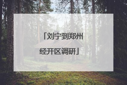 刘宁到郑州经开区调研