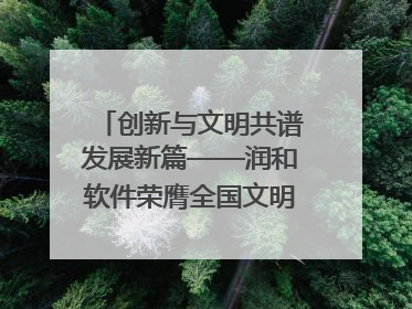 创新与文明共谱发展新篇——润和软件荣膺全国文明单位称号