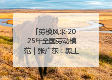 劳模风采·2025年全国劳动模范｜张广东：黑土地上的青春之歌