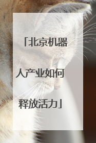 北京机器人产业如何释放活力
