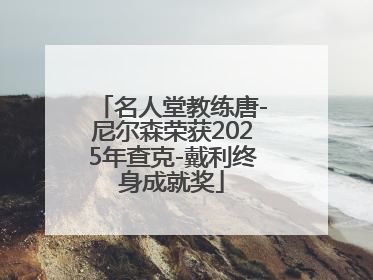 名人堂教练唐-尼尔森荣获2025年查克-戴利终身成就奖