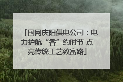 国网庆阳供电公司：电力护航“香”约时节 点亮传统工艺致富路