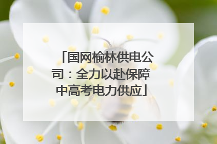 国网榆林供电公司：全力以赴保障中高考电力供应