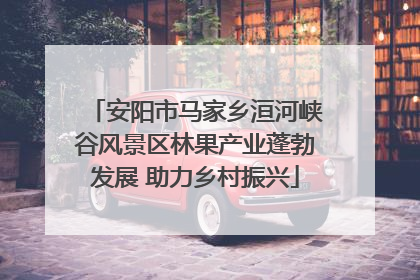 安阳市马家乡洹河峡谷风景区林果产业蓬勃发展 助力乡村振兴