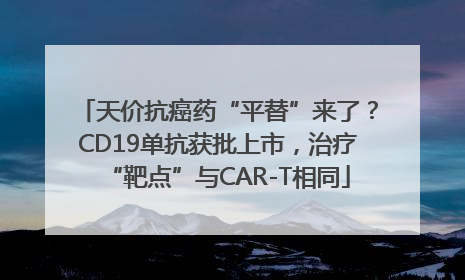 天价抗癌药“平替”来了？CD19单抗获批上市，治疗“靶点”与CAR-T相同