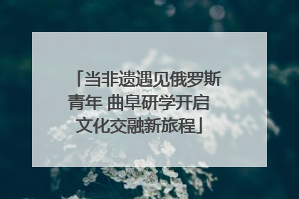当非遗遇见俄罗斯青年 曲阜研学开启文化交融新旅程