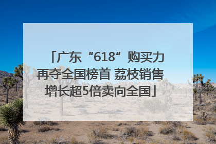 广东“618”购买力再夺全国榜首 荔枝销售增长超5倍卖向全国