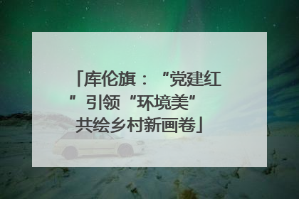 库伦旗：“党建红”引领“环境美” 共绘乡村新画卷
