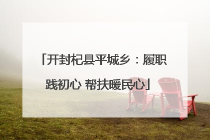 开封杞县平城乡：履职践初心 帮扶暖民心