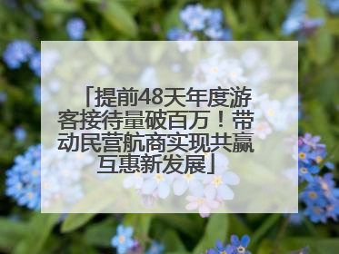 提前48天年度游客接待量破百万！带动民营航商实现共赢互惠新发展