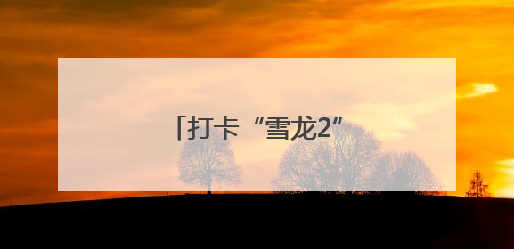打卡“雪龙2”号（记录中国）