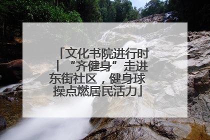 文化书院进行时丨“齐健身”走进东街社区，健身球操点燃居民活力