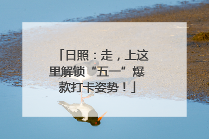 日照：走，上这里解锁“五一”爆款打卡姿势！