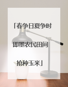 春争日夏争时 即墨农民田间抢种玉米