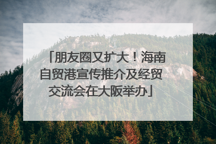 朋友圈又扩大！海南自贸港宣传推介及经贸交流会在大阪举办