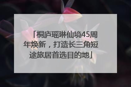 桐庐瑶琳仙境45周年焕新，打造长三角短途旅居首选目的地