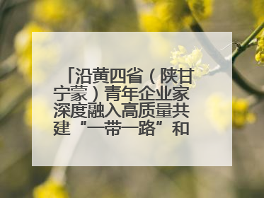 沿黄四省（陕甘宁蒙）青年企业家深度融入高质量共建“一带一路”和西部陆海新通道建设战略合作交流会在甘肃兰州召开
