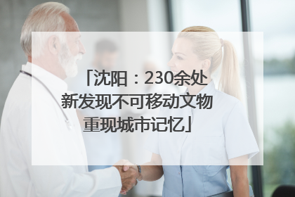 沈阳：230余处新发现不可移动文物重现城市记忆