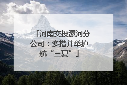 河南交投漯河分公司：多措并举护航“三夏”