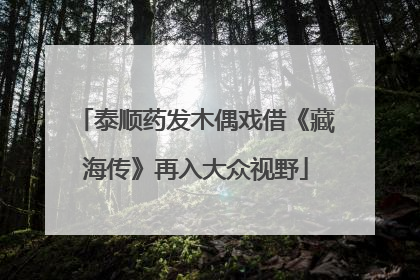 泰顺药发木偶戏借《藏海传》再入大众视野