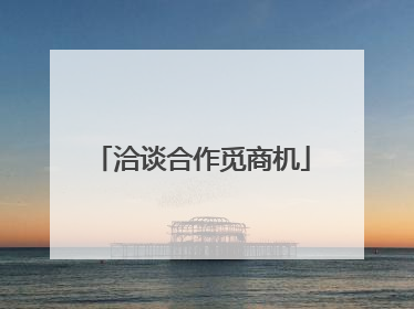 洽谈合作觅商机