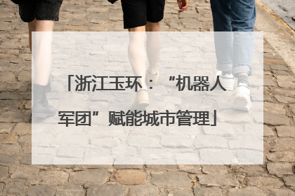 浙江玉环：“机器人军团”赋能城市管理
