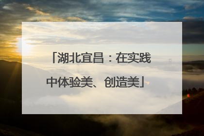 湖北宜昌：在实践中体验美、创造美