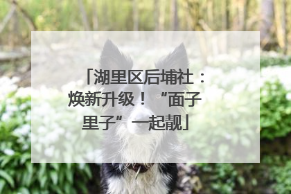 湖里区后埔社：焕新升级！“面子里子”一起靓