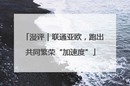 漫评｜联通亚欧，跑出共同繁荣“加速度”