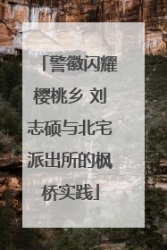 警徽闪耀樱桃乡 刘志硕与北宅派出所的枫桥实践