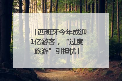 西班牙今年或迎1亿游客，“过度旅游”引担忧