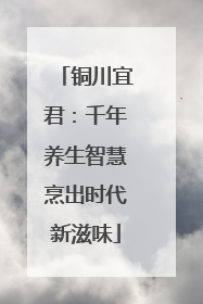 铜川宜君：千年养生智慧烹出时代新滋味