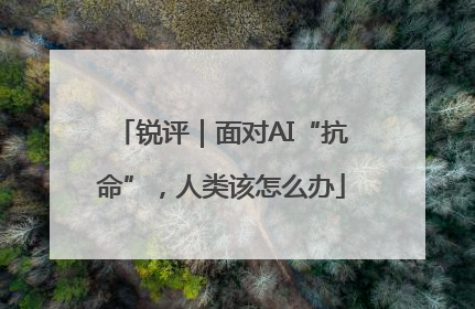锐评｜面对AI“抗命”，人类该怎么办