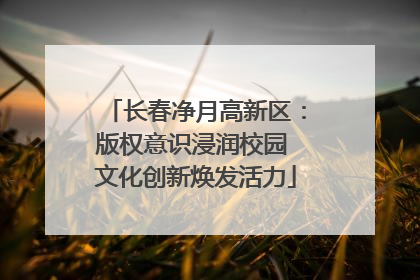 长春净月高新区：版权意识浸润校园 文化创新焕发活力