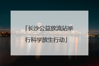 长沙公益放流站举行科学放生行动