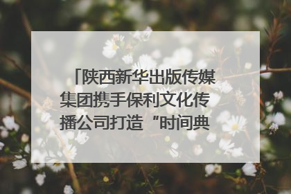 陕西新华出版传媒集团携手保利文化传播公司打造“时间典藏”数字艺术馆
