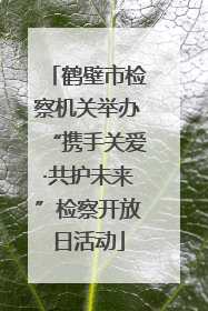 鹤壁市检察机关举办“携手关爱·共护未来”检察开放日活动