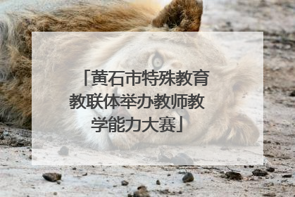 黄石市特殊教育教联体举办教师教学能力大赛