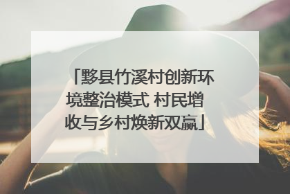 黟县竹溪村创新环境整治模式 村民增收与乡村焕新双赢
